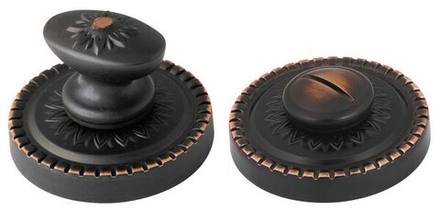 Ручка поворотная WC-BOLT BK6 CL/HD ABL-18 Темная медь