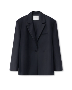 Пиджак из шерсти в тонкую полоску