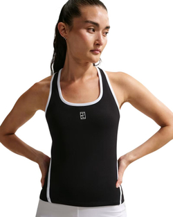 Топ теннисный Nike Court Advantage Tank - black/white