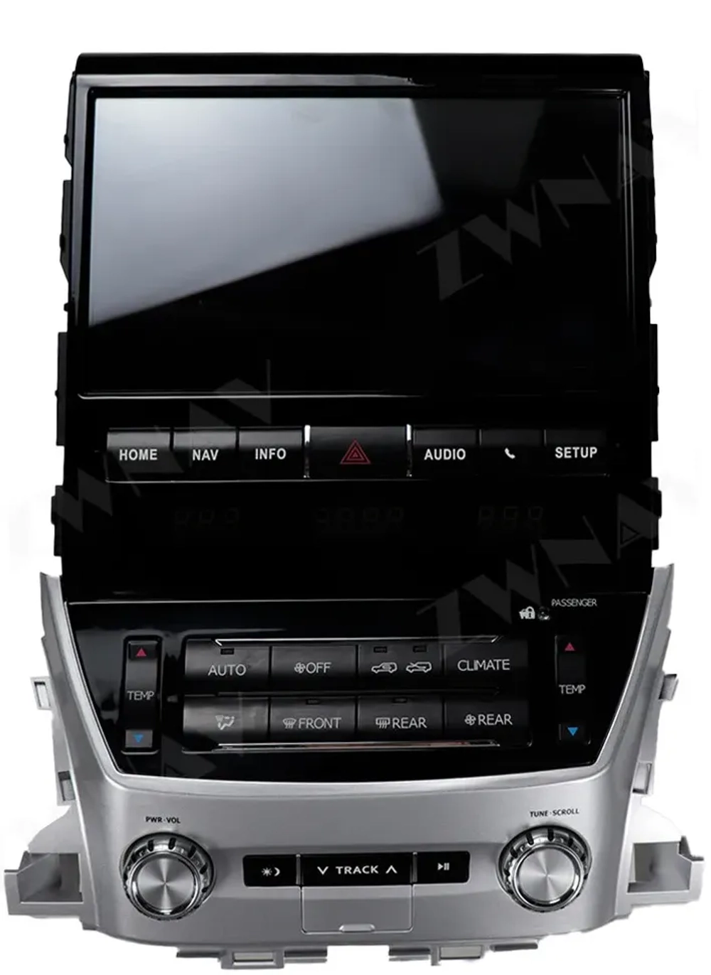 Магнитола для Toyota Land Cruiser 200 2015-2021 (top) - Carmedia ZF-7008-GE монитор 10" на Android 13, 8Гб+128Гб, CarPlay, 4G SIM-слот