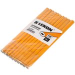 Карандаш LEKON строительный овальный, цвет покрытия желтый, 014113