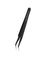 Shine Systems Пинцет металлический с тонким изогнутым кончиком