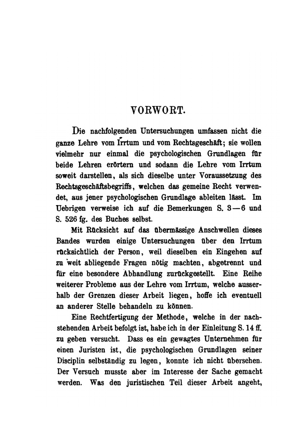 Irrtum Und Rechtsgeschäft. Eine Psychologischjuristische Untersuchung | Ernst Zitelmann