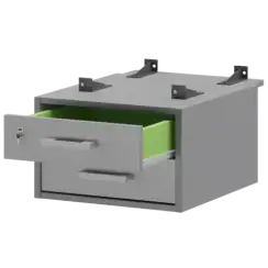 Тумба подвесная для столов на м/каркасе гл.730 мм АМТ2-02М.73  432x546x296 Арго-М