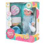 Пупс функциональный с аксесс., коробка SNB168C