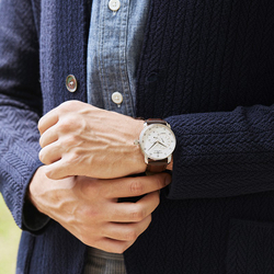 ZEPPELIN Automatic Mechanical Movement Men"s Watches Watch Mother of Pearl Color Watch Dial