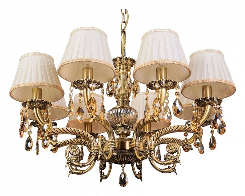 Подвесная люстра Abrasax Sylvia L.8110-8BR CRISTAL-SHADE