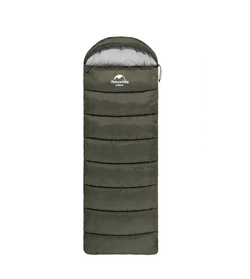 Спальный мешок Naturehike U Series Двойной хлопок осень-зима Green U350, 6927595767238 (молния справа)
