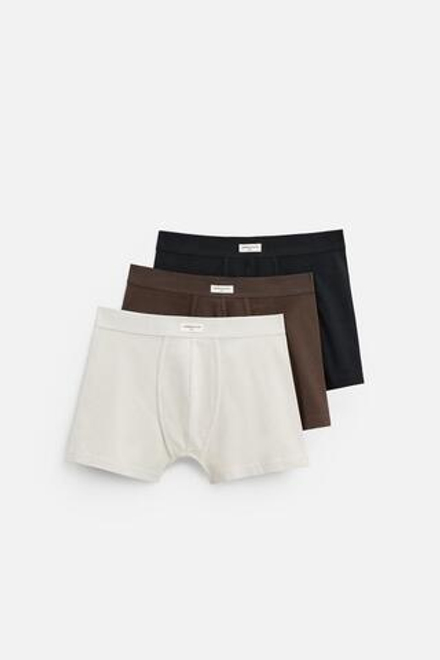 ZARA НАБОР ИЗ ТРЕХ ТРУСОВ-БОКСЕРОВ SOFT, РАЗНОЦВЕТНЫЙ