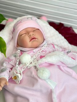 Кукла Nines 45см MI BEBITO с пледом в пакете (N7040K1)