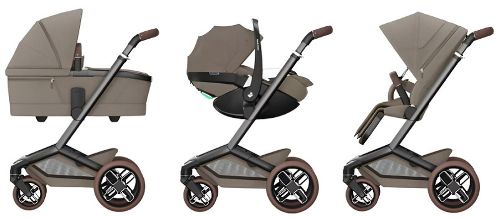 Детская коляска Maxi-Cosi Fame 2 в 1 Набор Twillic Truffle/Трюфель(беж)