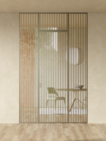 Распашная алюминиевая перегородка Minoli 13