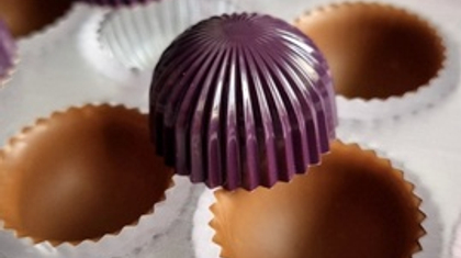 870 | Форма для шоколадных конфет "Купол фигурный" (275*175мм)