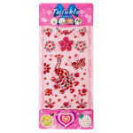 Наклейки-стразы Alingar, акриловые, "Павлин", пакет с европодвесом