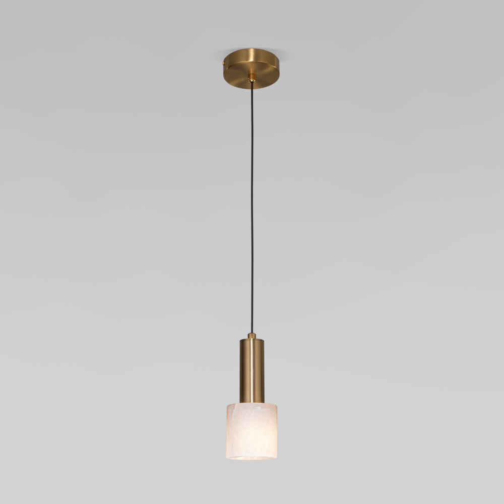 Подвесной светильник из алебастра 304055 алебастр / латунь