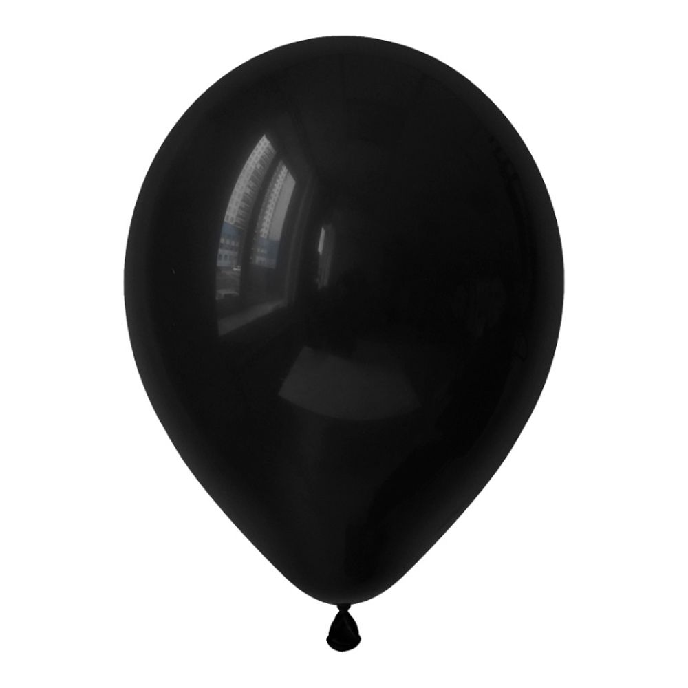 Черный, Пастель / Black, латексный шар