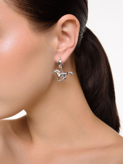 Серьги "Horse" Silver