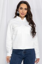 Бомбер Александра (белый) Б13095-2М LT Collection