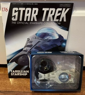 Eaglemoss Star Trek Tarellian Starship Issue 176 With Magazine