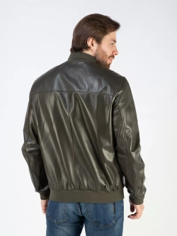 Кожаная куртка демисезонная Турция бомбер