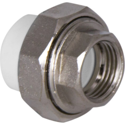 Муфта TEBO бел. PP-R комбин. разъемная 25x3/4" ВР евроконус (25/125), арт. 030021805