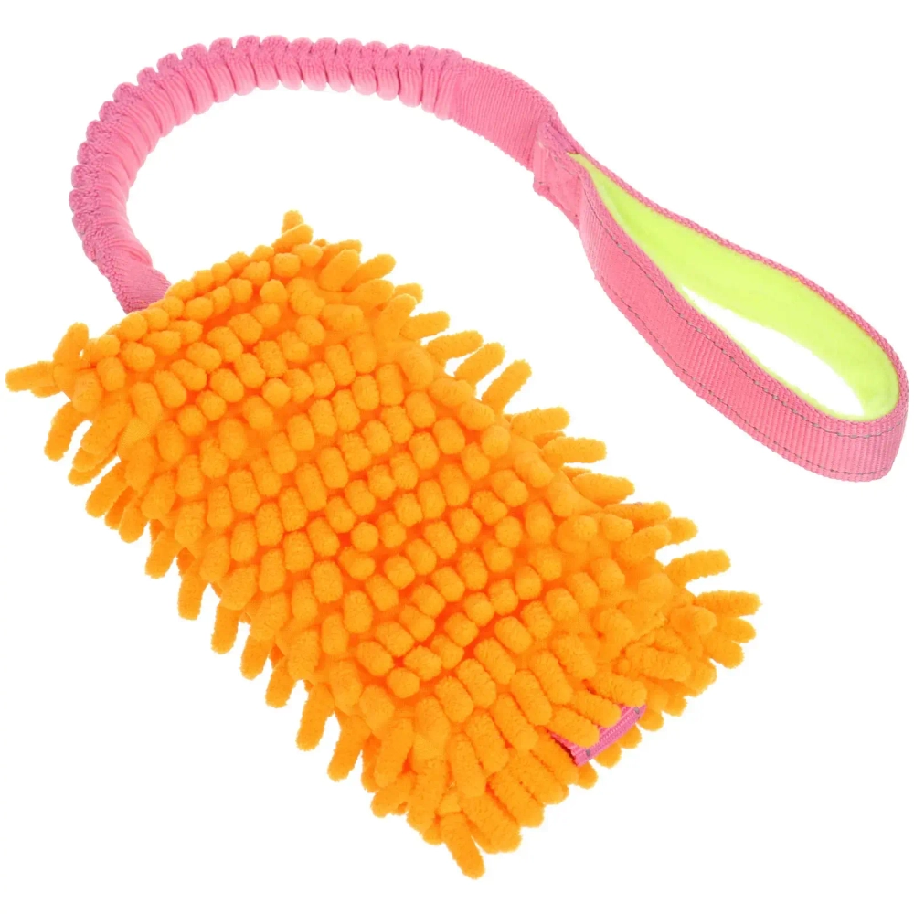 Игрушка - ухват для собак средних и крупных пород «Pets Dog». цвет оранжевый, 90г, 57см (лейбл)