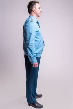 Рубашка МЧС мужская голубая, длинный рукав