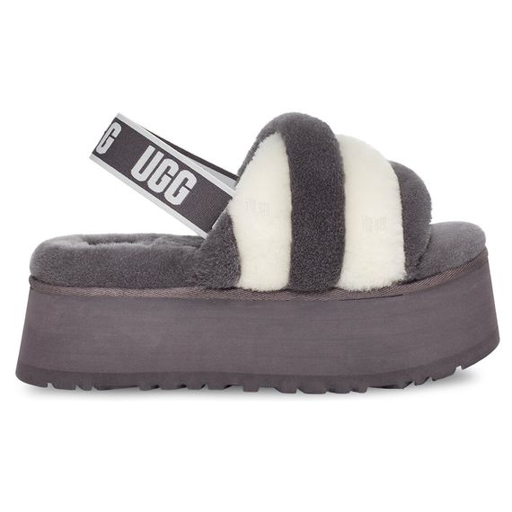 Ugg Disco Stripe Slide 'Gray White'