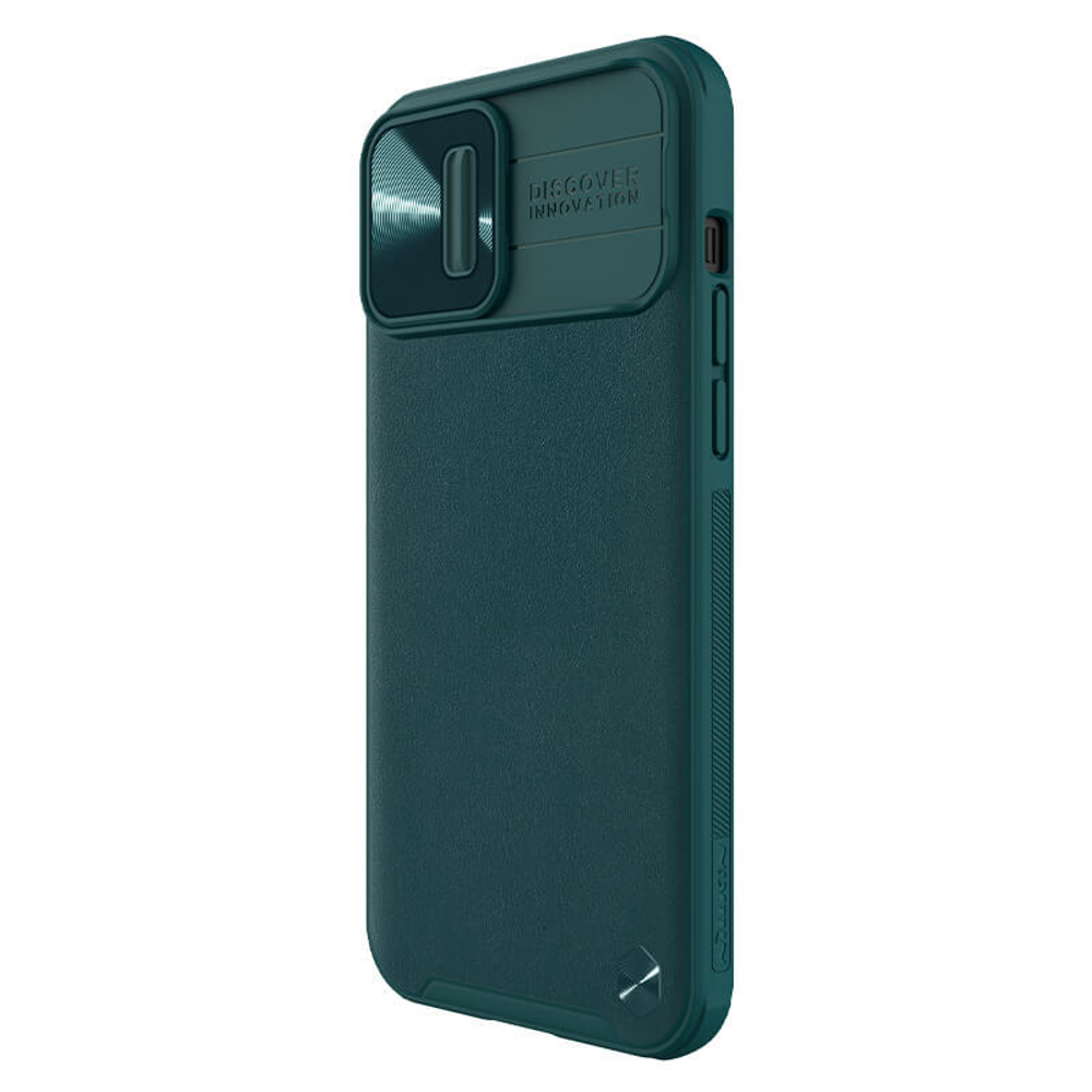 Противоударный чехол Nillkin CAMSHIELD Leather Case с защитой камеры для iPhone 13 Pro Max