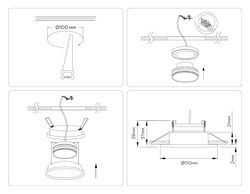 Ambrella Встраиваемый точечный светильник GX53 GX Standard tech TN51823