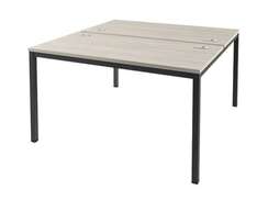 Стол-тандем 1350х1432 для 2 рабочих мест на металлокаркасе Lite IL-41-02 Акация Морава/Антрацит