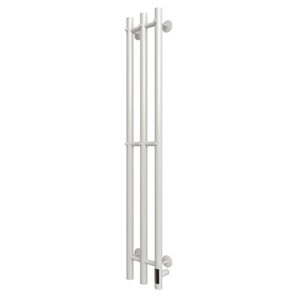 Полотенцесушитель Электрич. с/т GROIS Trio GR-138 190х1200 П3 RAL 9016 R белый матовый, шт