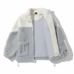 Куртка YMKASHIX Furry HTF Big Logo Пыльно-Синяя