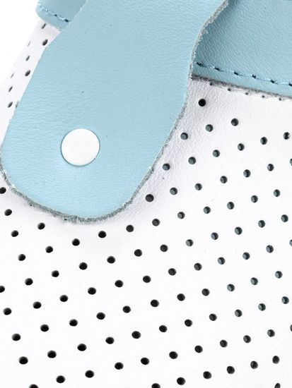 Сабо жен. 54-04А (белый/голубой)