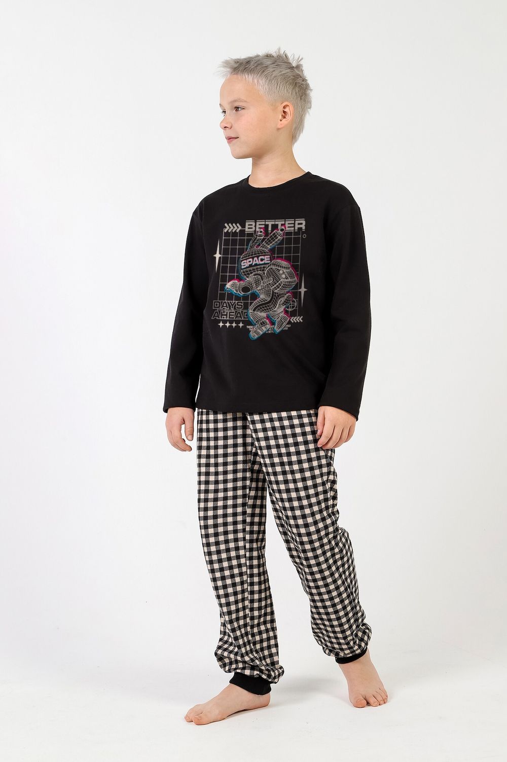 Пижама для мальчика Отдых-1 Виотекс ЧЁРНЫЙ