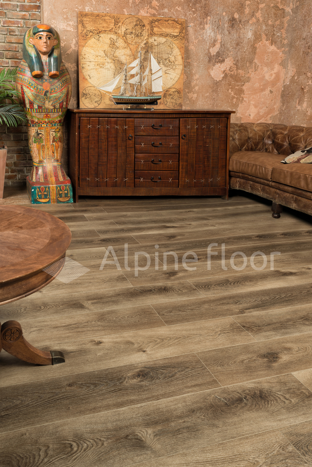 SPC-ламинат Alpine Floor PREMIUM XL ECO 7-9 Дуб Коричневый