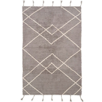 Стираемый коврик Nattiot Lässa Stone M (135 Х 190 см), хлопок, серый