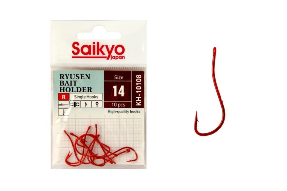 Крючки для рыбалки Saikyo KH-10108 R BN RYUSEN BAIT HOLDER