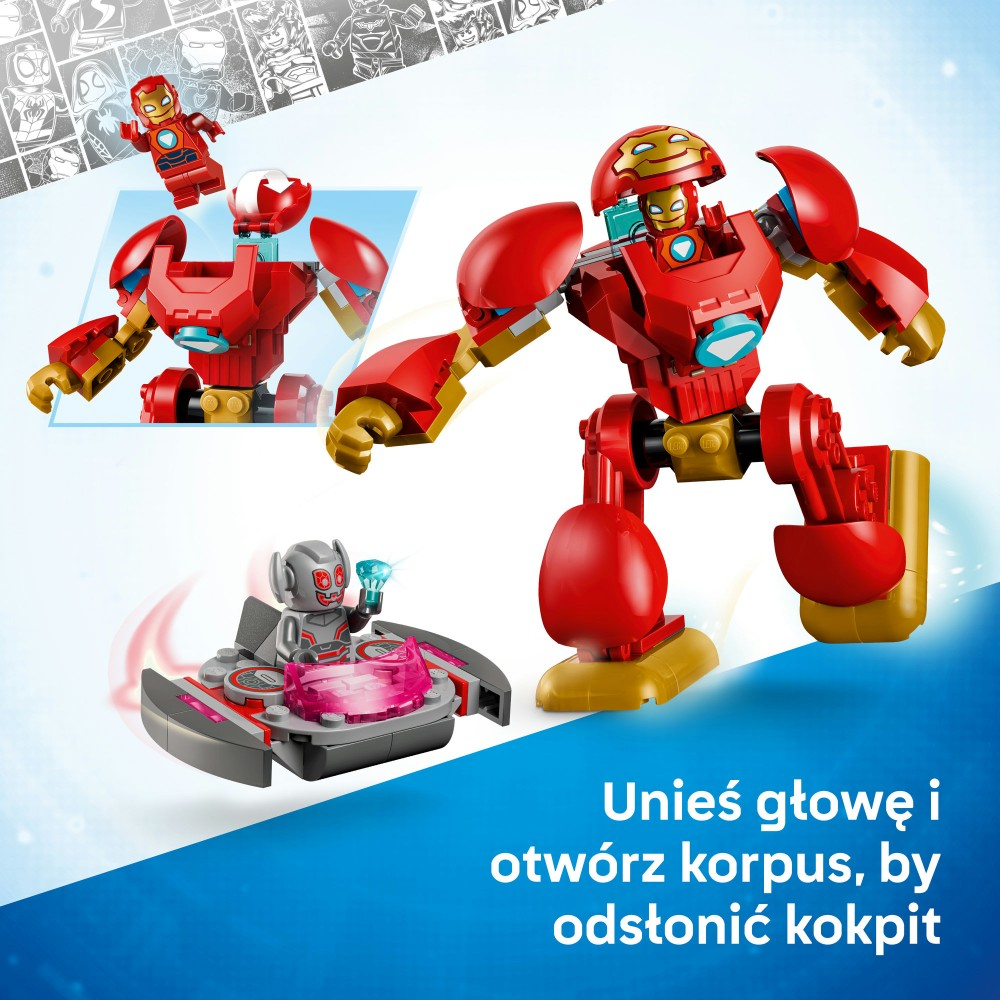 Конструктор LEGO Marvel Альтрон против Железного человека 11209 | LEGO Marvel Ultron vs. Iron Man | набор 96 деталей 4+
