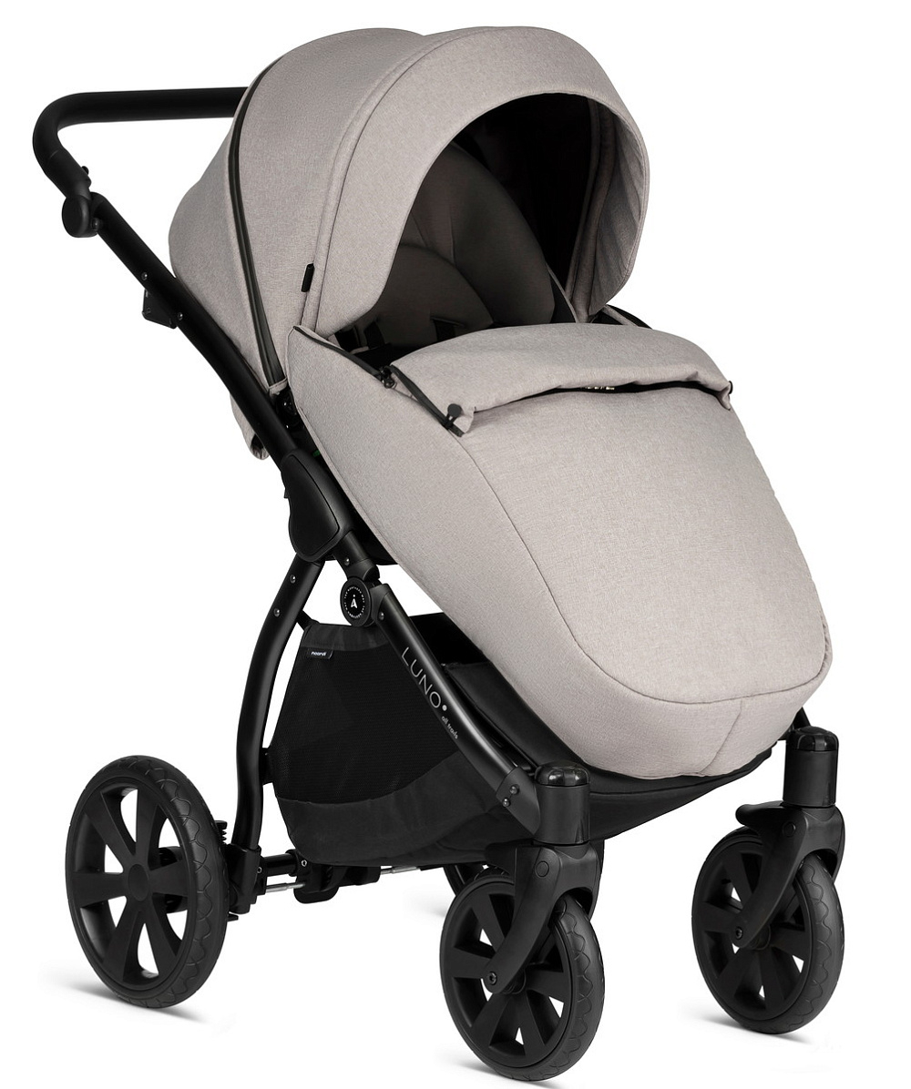 Детская коляска Noordi Luno All Trails 3 в 1 с автокреслом Terra Black 1012611 Moon Rock