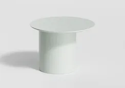 Столик Type D 50 см со смещенным основанием D 29 см (белый)