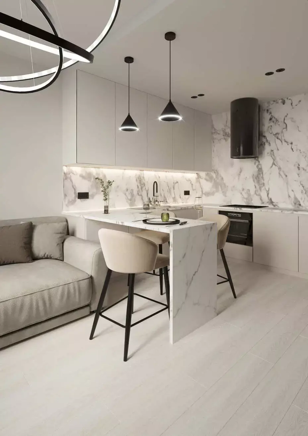 Кварц-винил SPC AlixFloor City Line 5 мм Дуб Светло-Серый 2.009 м2