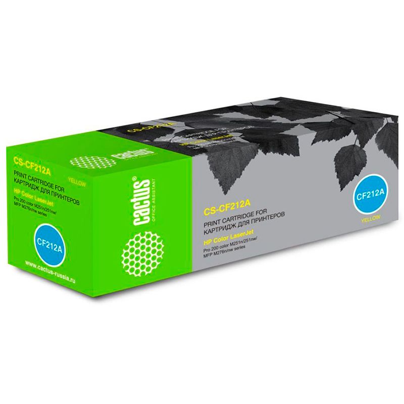 Картридж лазерный CACTUS (CS-CF212A) для HP LJ Pro 200 M251n/M276nw Голубой (Cyan)