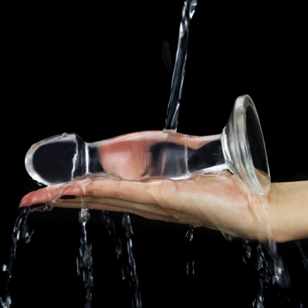 Массажер простаты (анальный плаг) Flawless Clear от Lovetoy (16,5*3,9)