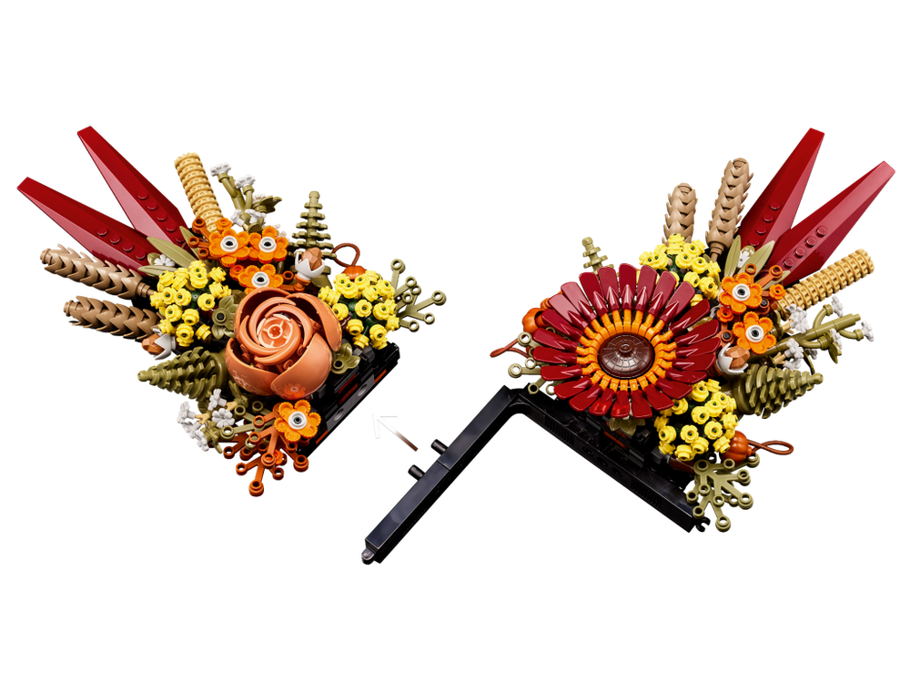 Конструктор LEGO Botanicals 10314 Композиция из сухоцветов — набор Лего Ботаникалс декоративные цветы для взрослых и дома