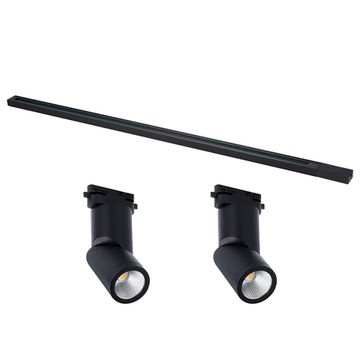 Комплект трековый однофазный LED 2*10W 3000К ST2650.430.02 чёрный Base ST-Luce