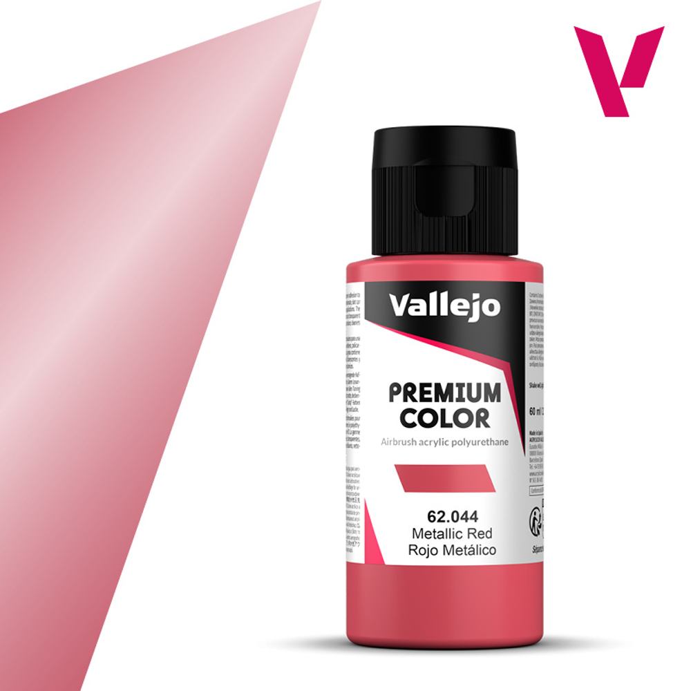 Premium color 60ml. 044-metallic red