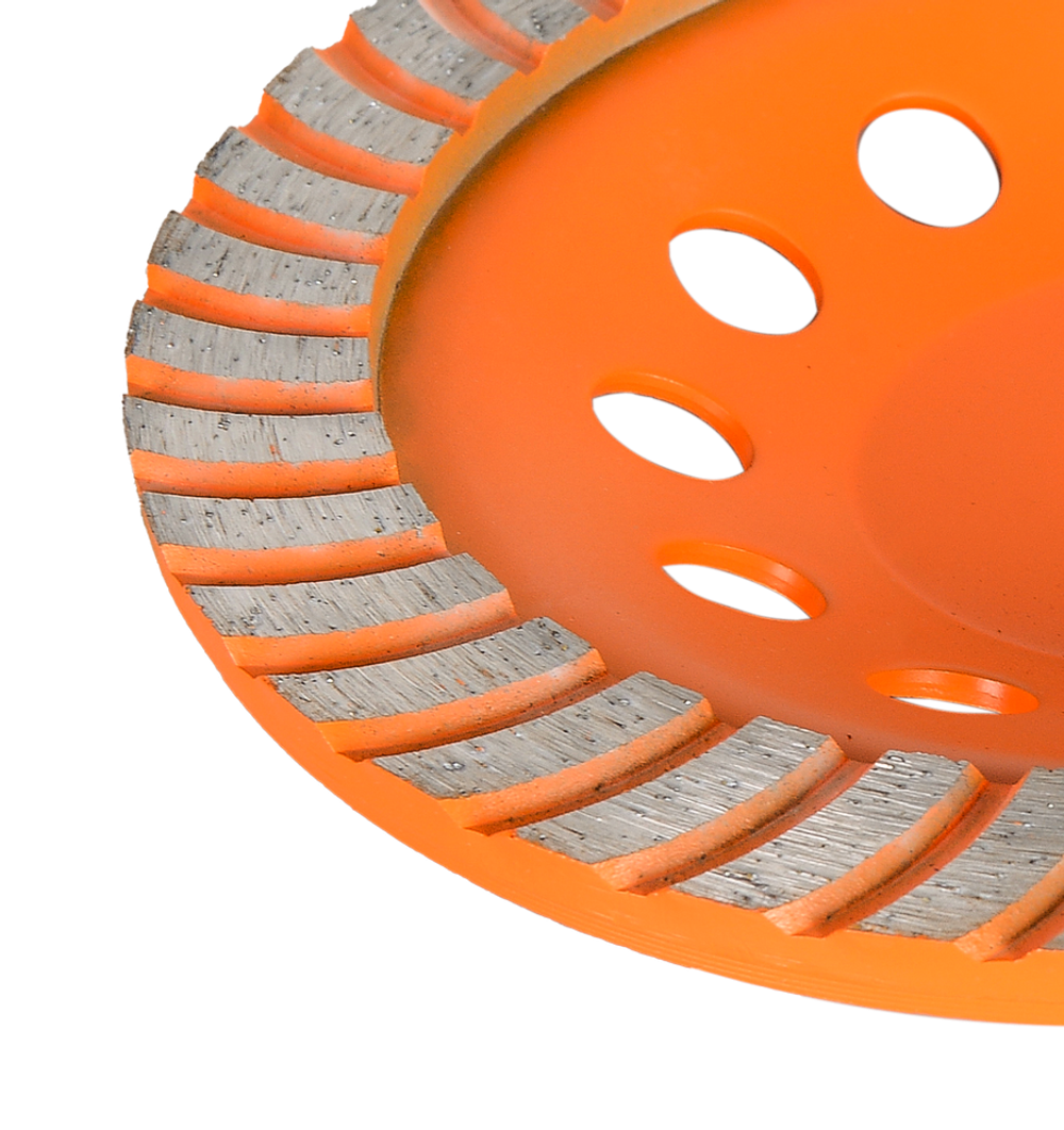 Чашка алмазная зачистная, 180 мм, Турбо Вихрь