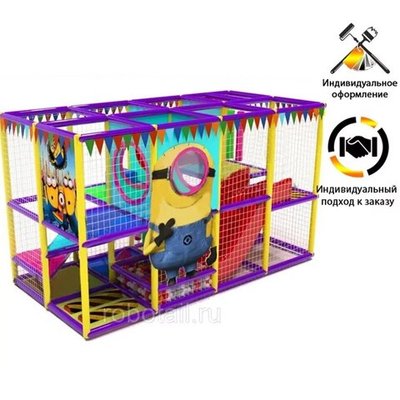 Детский игровой лабиринт «Классик 2» 11м² (4.65*2.35*2.5м)