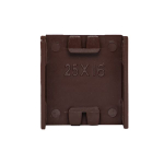 Соединитель (25x16) (4 шт) темное дерево EKF-Plast